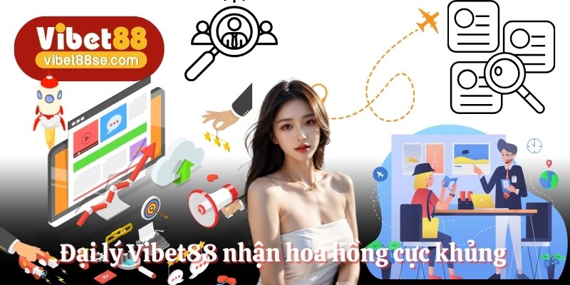 Ưu đãi hoa hồng cực khủng cho đại lý Vibet88